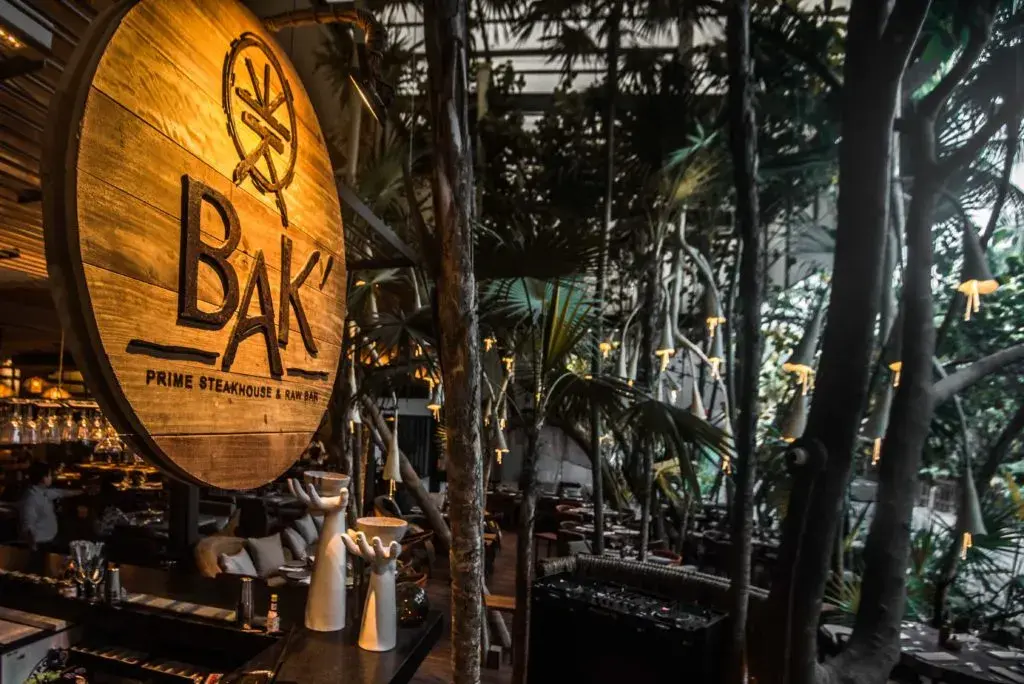 Bak Restaurant steakhouse in Tulum Hotel Zone