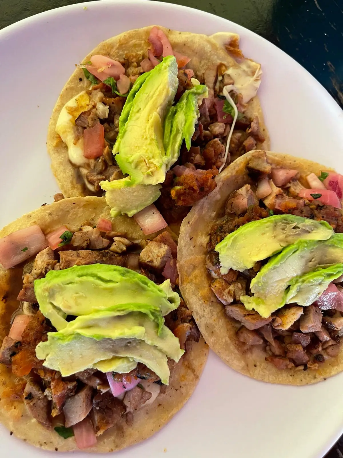 Cochinita tacos at Taquería Honorio in Tulum